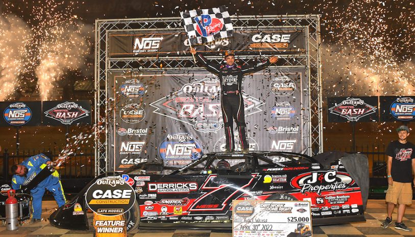 all dirt late models, autos, cars, vnex, weiss stops madden at bristol