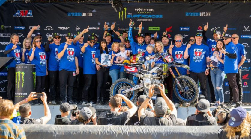 all motorcycles, autos, cars, vnex, tomac wins 2022 supercross championship in denver