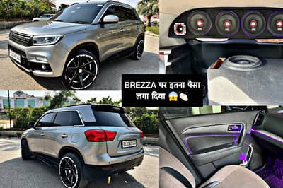 article, autos, cars, vnex, this pimped-out brezza has enough speakers to shake up your neighbourhood