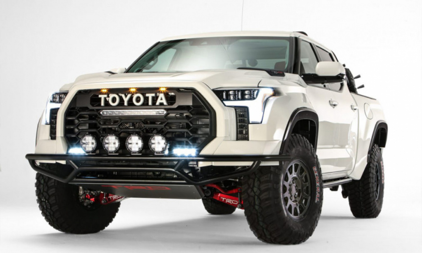 autos, cars, new models, toyota, ford, ford f-150, ford f-150 raptor, ford ranger raptor, ford raptor, toyota tundra, toyota tundra trd, trd, tundra, usa, performance orientated toyota tundra to take on raptor range in usa