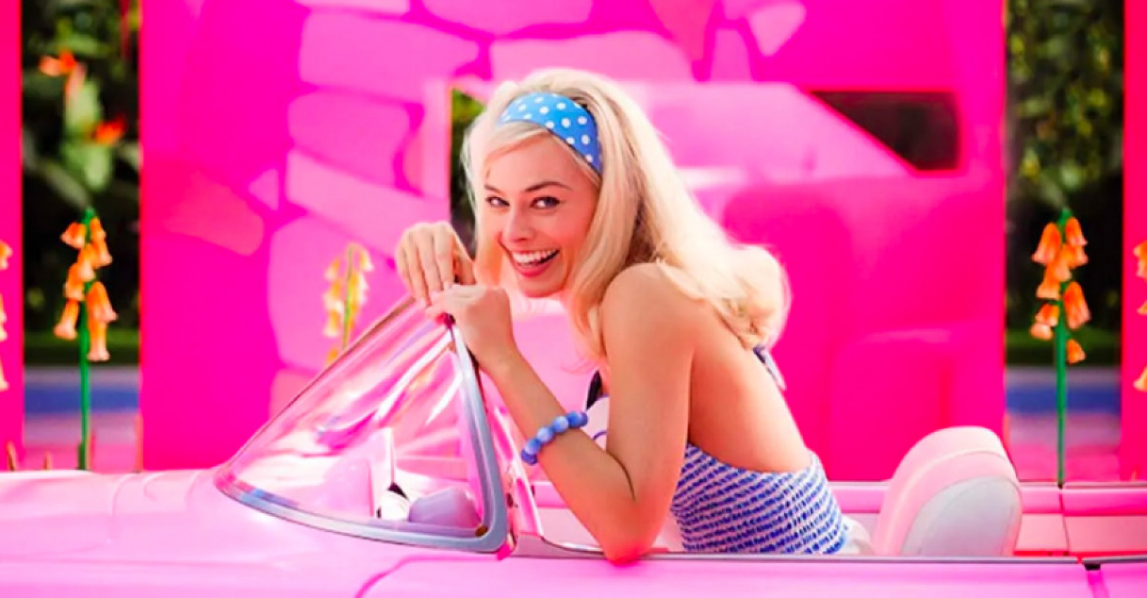 autos, cars, chevrolet, corvette, electric, barbie goes green in her pink electric chevrolet corvette