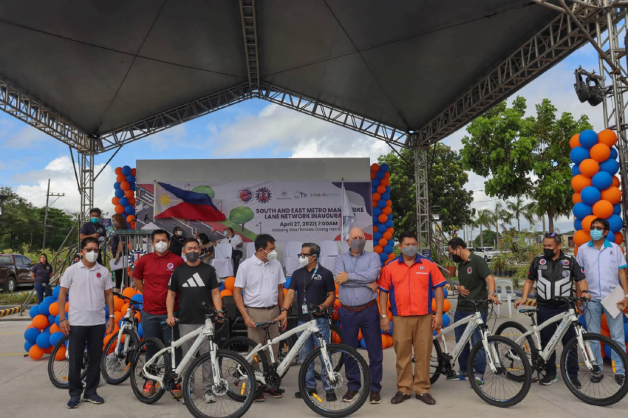 auto news, autos, cars, bicycle lanes, bike lanes, department of public works and highways, dpwh, marikina bike lane network, south manila bike lane network, bike lanes in marikina, south manila now complete