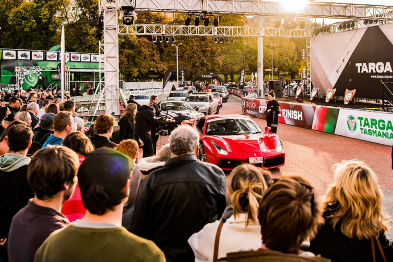 autos, cars, reviews, car news, motor shows, motorsport, targa, targa: hobart crowd welcomes tt30 field