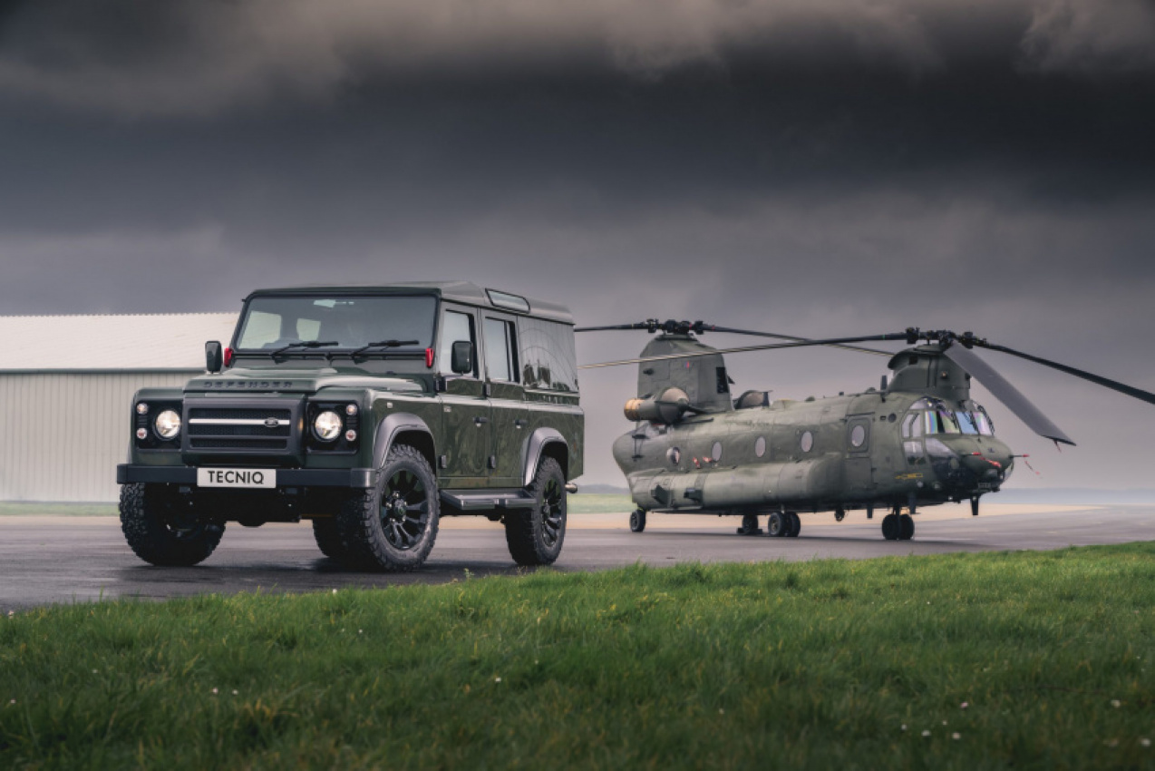 4x4, autos, cars, land rover, news, army, land rover defender, tecniq land rover defender gets 223kw ecoboost engine