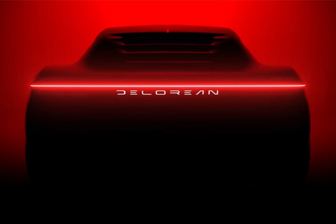 autos, cars, delorean, reviews, car news, coupe, electric cars, vnex, delorean evolved teased again ahead of may 31 debut