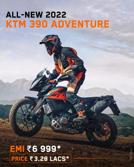 autos, cars, ktm, 2-wheels, 390 adventure, indian, ktm 390 adventure, launches & updates, 2022 ktm 390 adventure launched at rs. 3.29 lakh