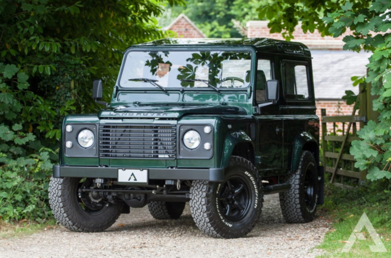 autos, cars, land rover, american, asian, celebrity, classic, client, europe, exotic, features, handpicked, land rover defender, luxury, modern classic, motorcycle, muscle, news, newsletter, off-road, sports, trucks, 1993 land rover defender 90 is a performance luxury suv to be feared