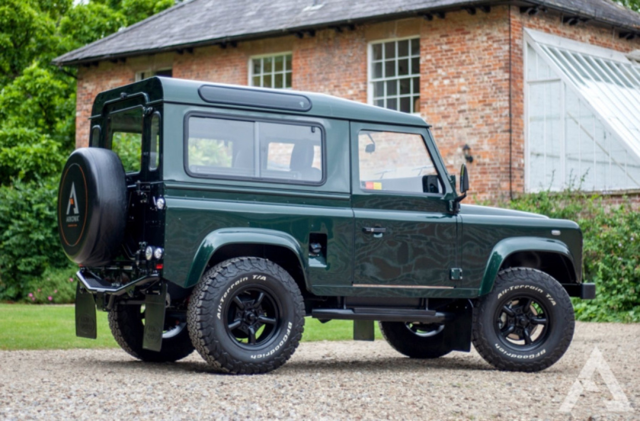 autos, cars, land rover, american, asian, celebrity, classic, client, europe, exotic, features, handpicked, land rover defender, luxury, modern classic, motorcycle, muscle, news, newsletter, off-road, sports, trucks, 1993 land rover defender 90 is a performance luxury suv to be feared