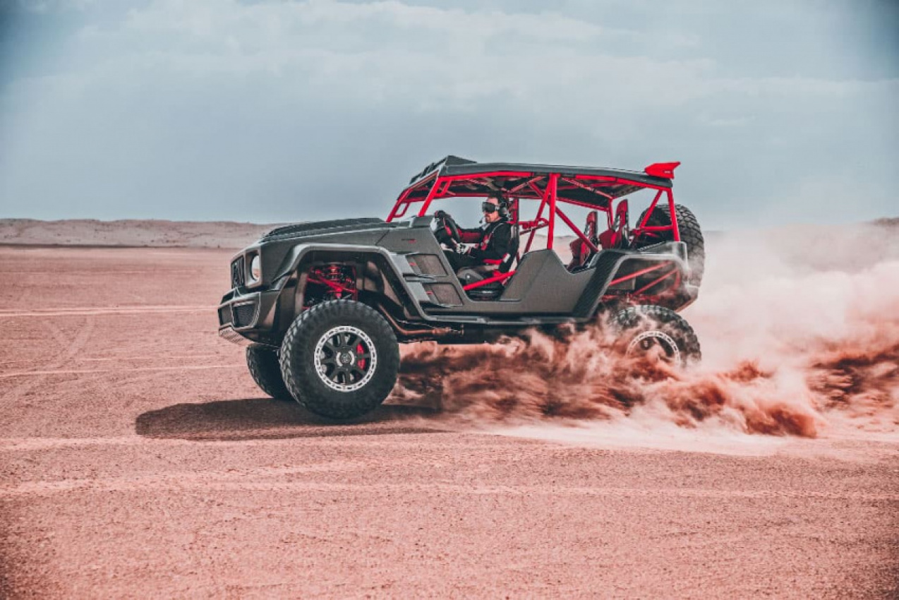 autos, cars, reviews, 4x4 offroad cars, car news, g-class, mercedes-benz, wild 662kw brabus 900 crawler dune buggy launches