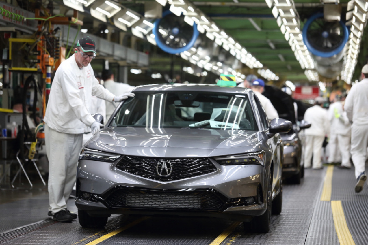 acura, autos, cars, honda, integra, it’s official: 2023 acura integra production has begun
