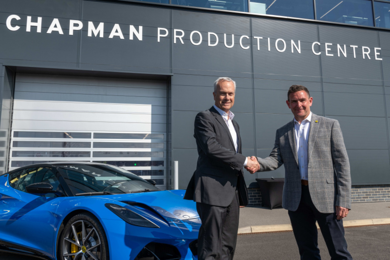autos, cars, lotus, lotus opens new chapman production centre in england
