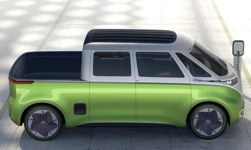 all news, autos, cars, bakkie, design, double cab, electric van, pick-up, renderings, single cab, south africa, vw, vw caddy, vw id.buzz, vw transporter, world design day, vw designer klaus zyciora reimagines vw id. buzz as a pick-up