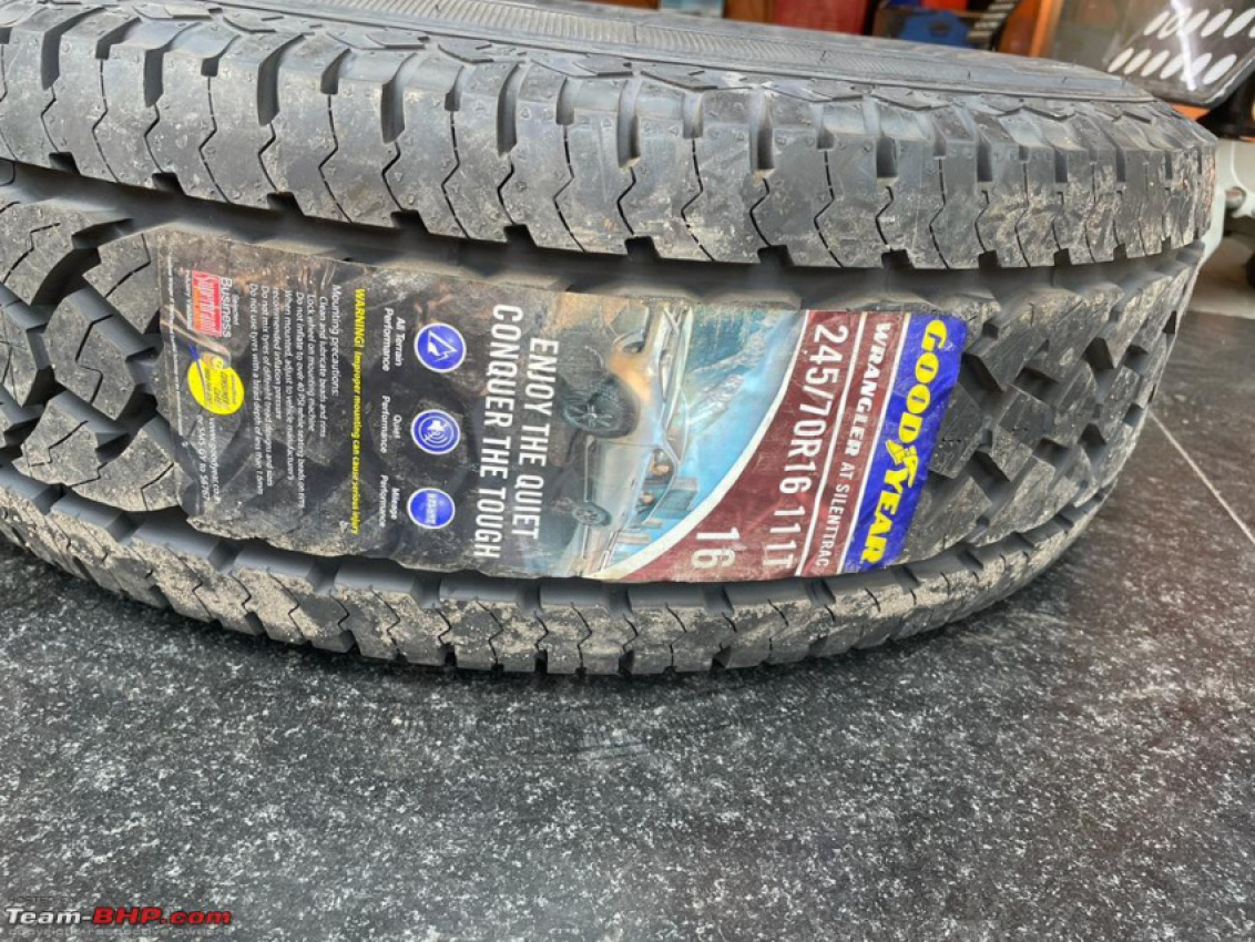 autos, cars, jeep, force gurkha, indian, member content, tyres, wrangler, my force gurkha gets a set of new tyres: goodyear wrangler at silenttra