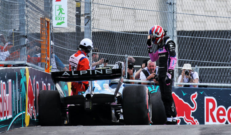 autos, formula 1, motorsport, miamigp, cracked chassis forces ocon to miss miami gp qualifying