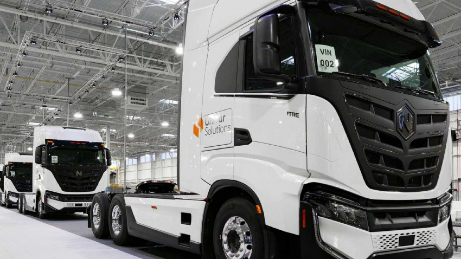 autos, cars, evs, nikola shipped 11 tre bev electric trucks to dealers in april