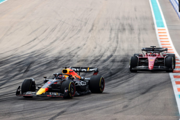 verstappen holds off leclerc for miami gp victory