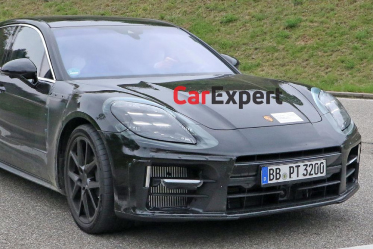 2024 porsche panamera spied inside and out