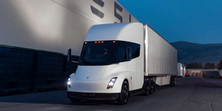 tesla is ramping up semi pre-production in nevada