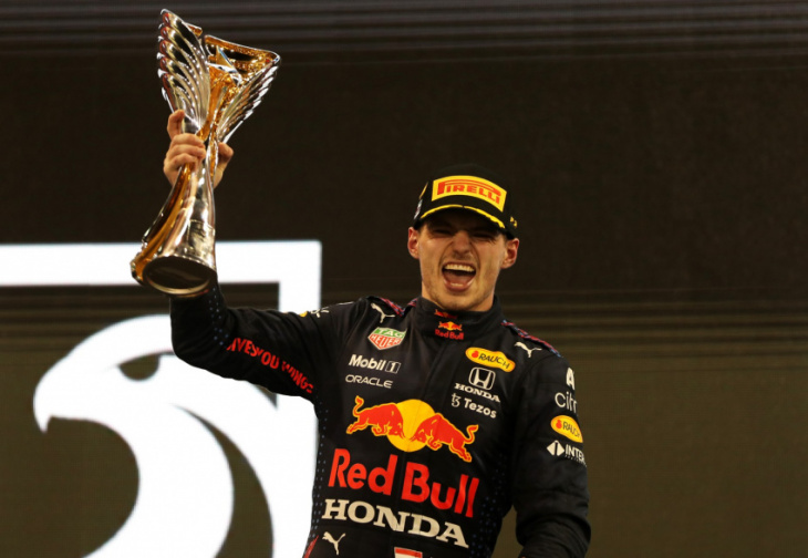 max verstappen wins last f1 race of the season, becomes world champion