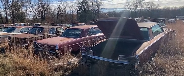 massive oklahoma junkyard is home to more than 1,000 classic cars, all for sale