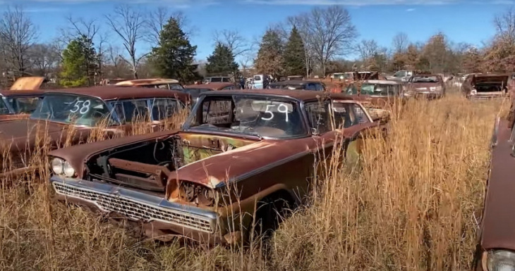 massive oklahoma junkyard is home to more than 1,000 classic cars, all for sale