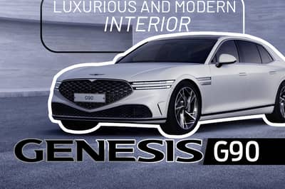 the 2023 genesis g90 has a gorgeous interior