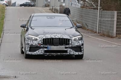 new spy photos prove the mercedes-amg c43 will be revealed soon