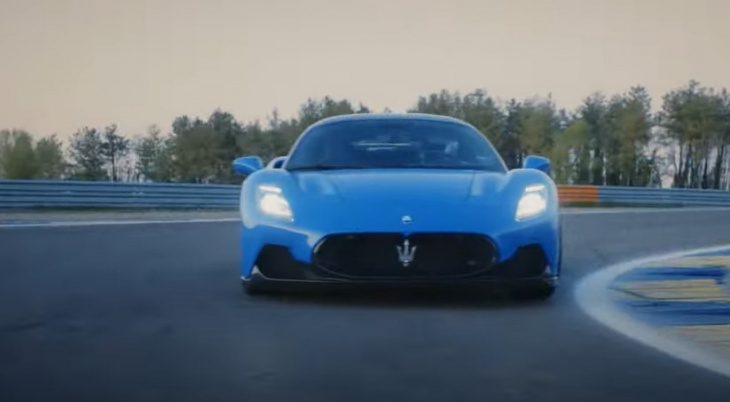 david beckham tries out maserati mc20 for the first time, customizes his own
