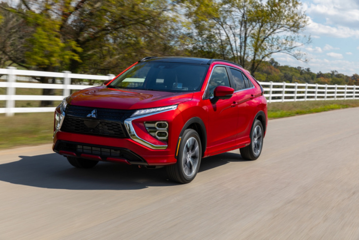 android, 2022 mitsubishi eclipse cross sports a new look, higher price, five-star safety rating