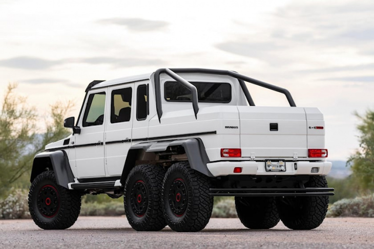 this 700-hp mercedes brabus g63 6x6 is going to sell for more than seven figures