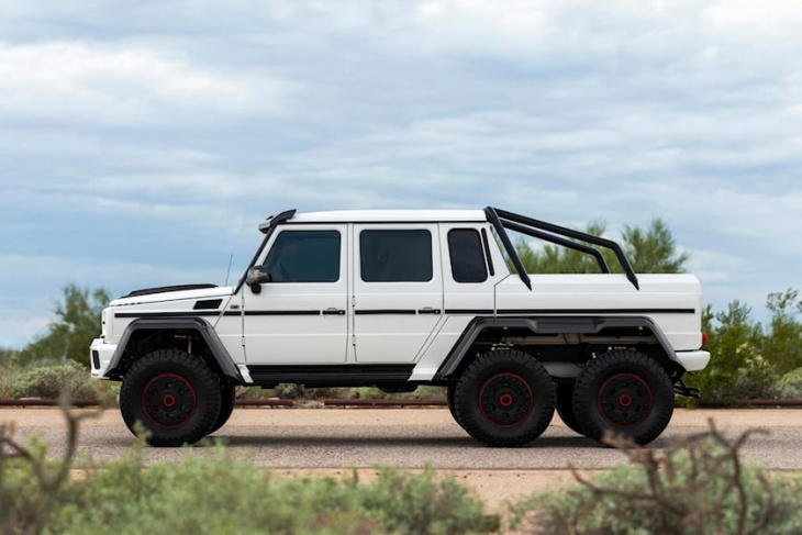 this 700-hp mercedes brabus g63 6x6 is going to sell for more than seven figures