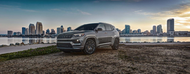 android, 2022 jeep compass redesign counters ford bronco sport for $26,490