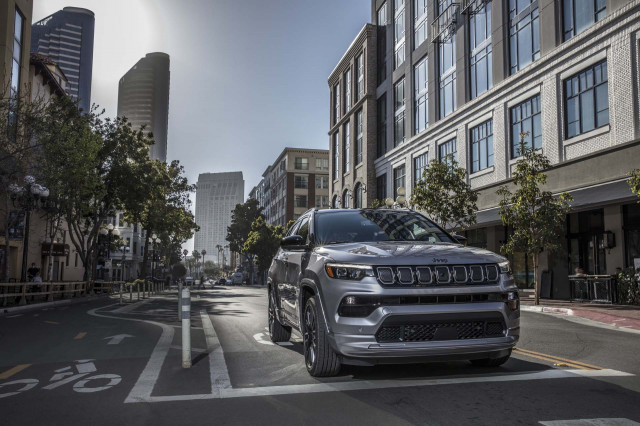 android, 2022 jeep compass redesign counters ford bronco sport for $26,490