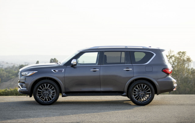 android, 2022 infiniti qx80 follows armada with larger touchscreen, higher price