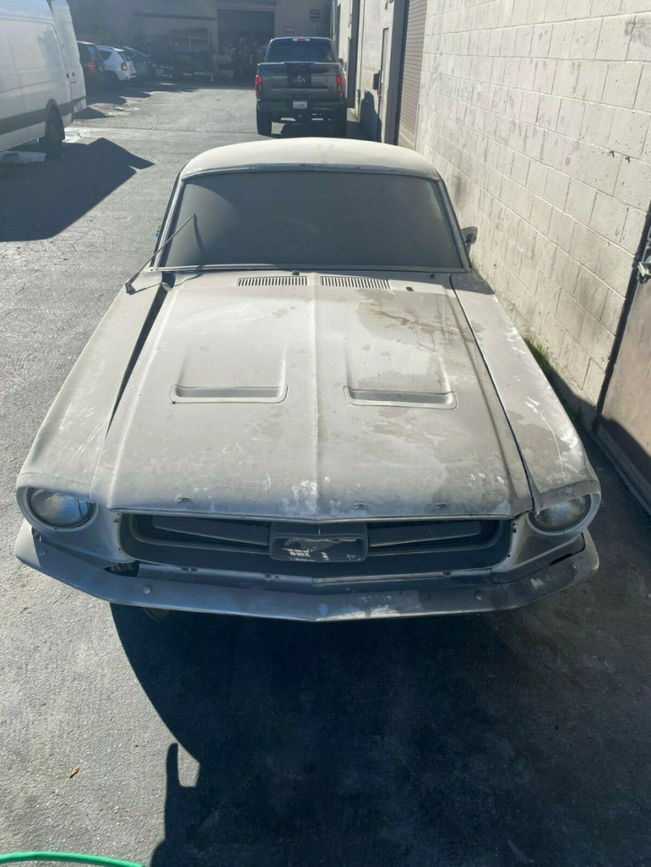 this 1967 ford mustang fastback is a great big-block find if you don’t mind its shape