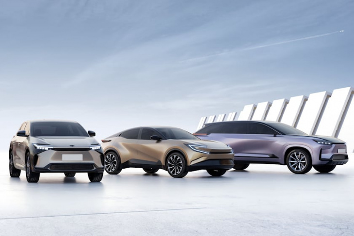 toyota and lexus reveal 16 new evs for the future