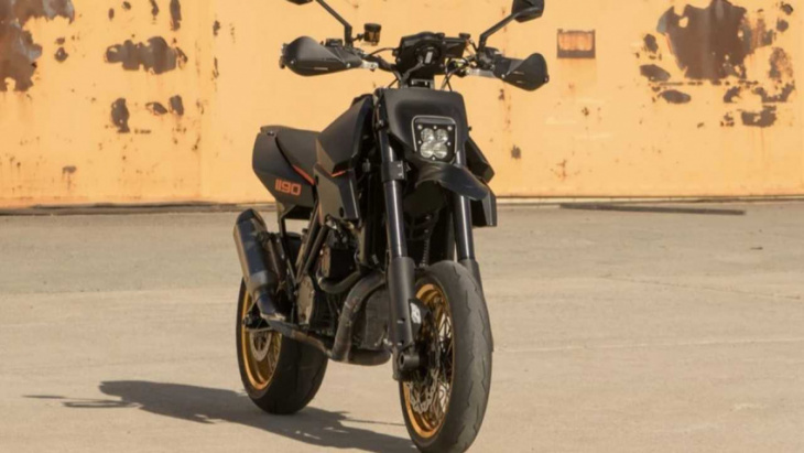 custom shop transforms ktm 1190 adventure into a manic motard