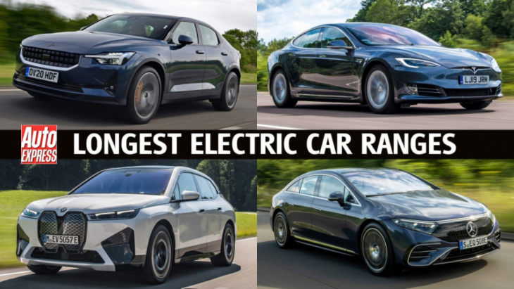 top 10 longest range electric cars 2021/2022