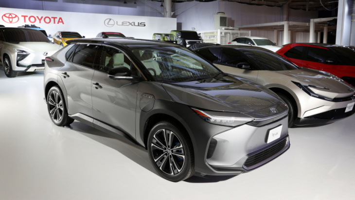 shock! toyota reveals brand new battery electric car line-up