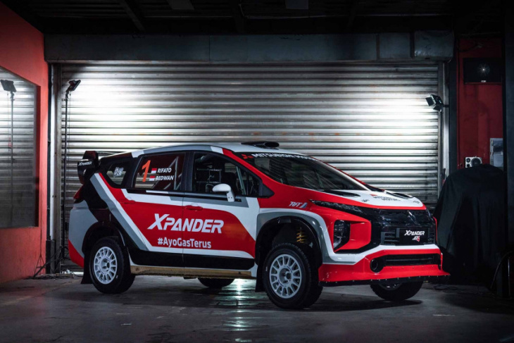 mitsubishi xpander ap4 – crossover turned rally car with 350 hp/556 nm evolution x engine, all-wheel drive