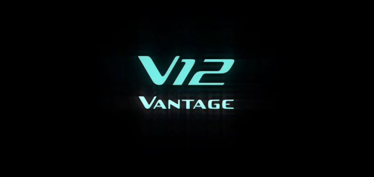 2023 aston martin v12 vantage teaser photo reveals v12 speedster front grille