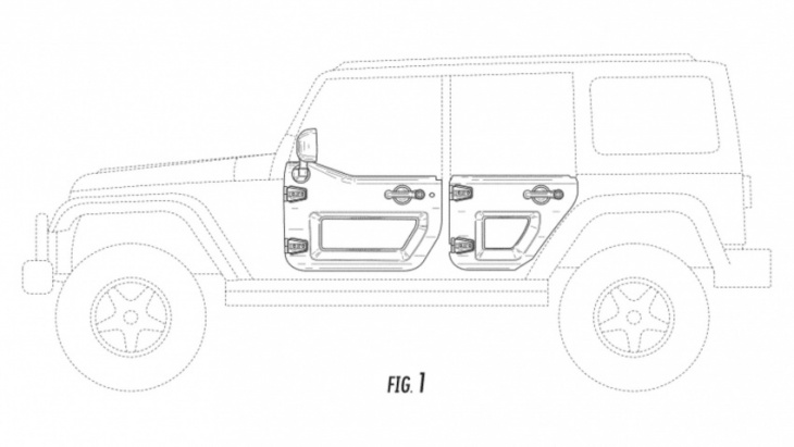 jeep patent reveals bronco-style donut doors for the wrangler