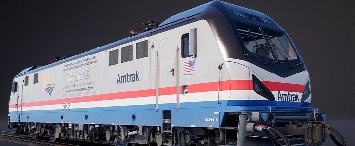 train sim world 2 brings amtrak custom livery wrap to players and passengers in the us