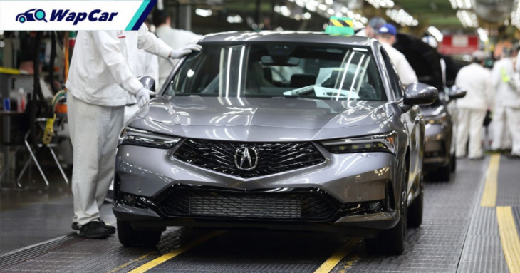 2023 civic fe-based acura integra begins production in america, to be exported overseas