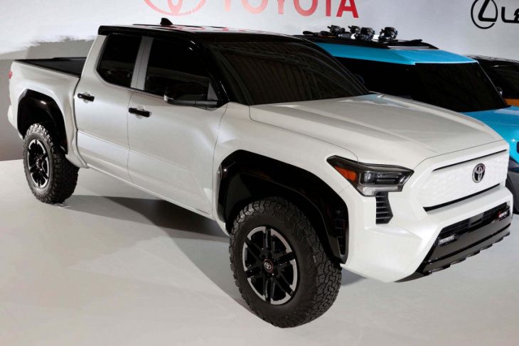 toyota’s electric pickup truck could look a lot like this
