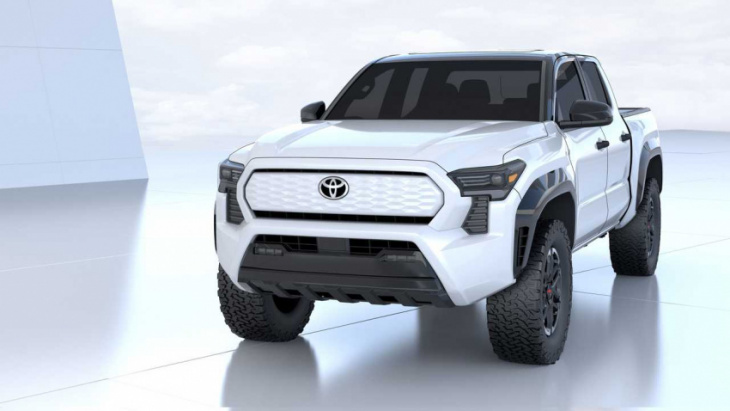 toyota pickup ev concept likely previews electric tacoma