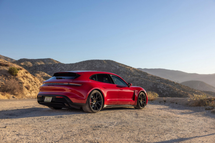 first drive review: 2022 porsche taycan gts sport turismo revives the ferrari ff for the electric era