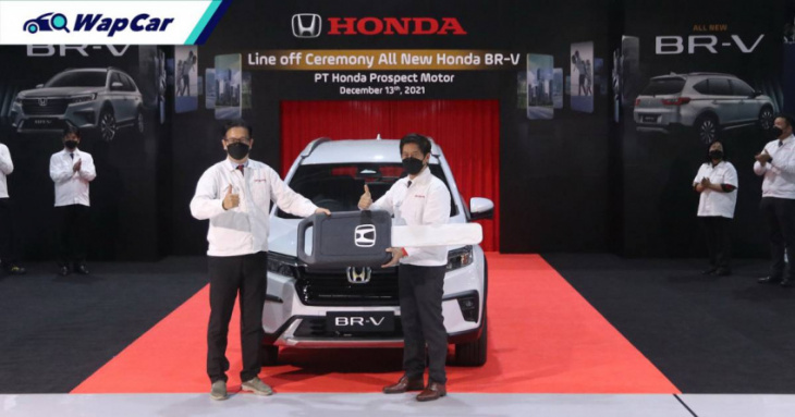 amidst the avanza fanfare, honda has started production of the all-new 2022 honda br-v