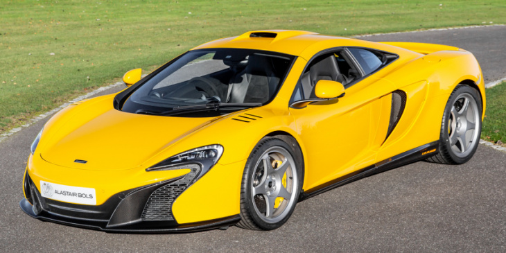 this mclaren 650s le mans is one of just 50 units produced – and the only one in solar yellow