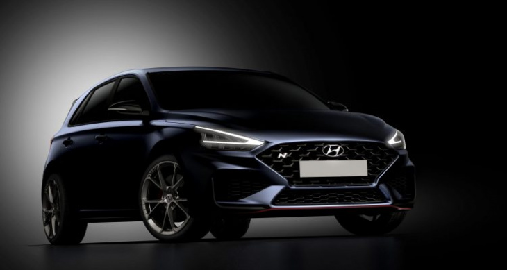 2021 hyundai i30 n previewed with new design and auto gearbox